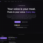 VoiceMoat: Turn your social media profile into a brand